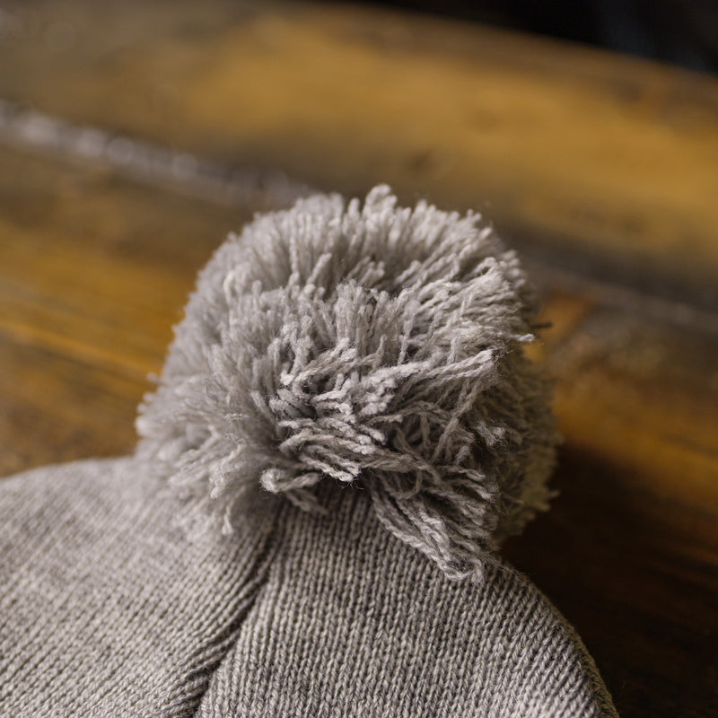 Load image into Gallery viewer, Lifestyle Overland Turquoise &amp; Grey Topo Bear Beanie
