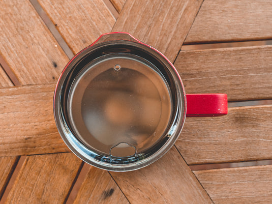 Topo Bear Insulated Red Coffee Mug