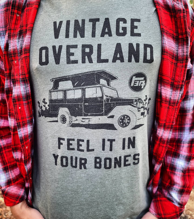 Load image into Gallery viewer, Vintage Overland T-Shirt &quot;Feel it in your bones&quot;
