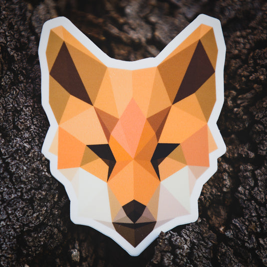 Poly Fox Sticker